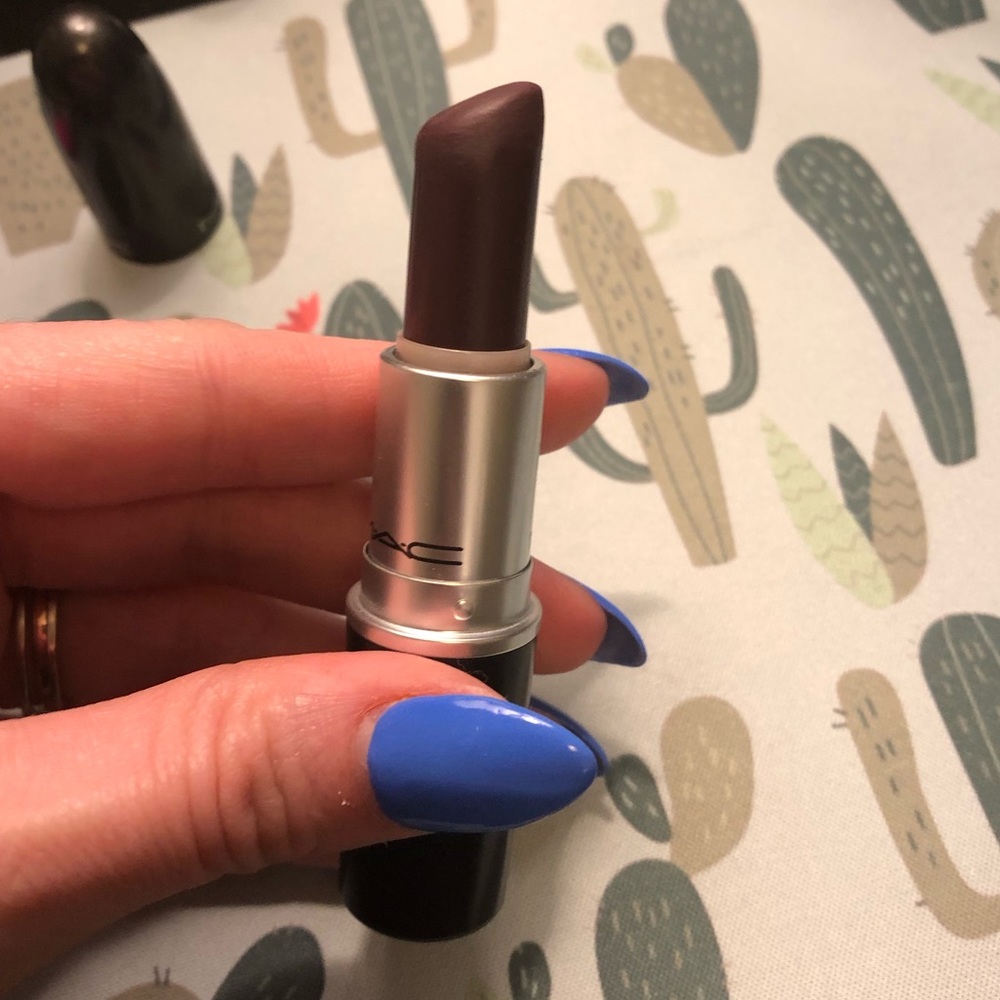 MAC Smoked Purple Matte Lipstick